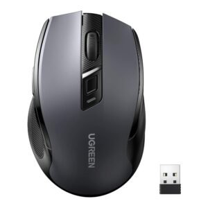 greypc-ugreen-ergonomic-wireless-mouse-black UGREEN Ergonomic Wireless Mouse 2.4G 4000DPI Silent - Black