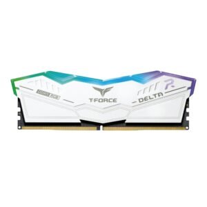 TeamGroup T-Force Delta RGB 16GB DDR5-6000 CL38 White TeamGroup T-Force Delta RGB White 16GB DDR5-6000 CL38 single stick desktop memory