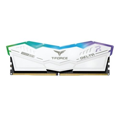 TeamGroup T-Force Delta RGB White 16GB DDR5-6000 CL38 single stick desktop memory